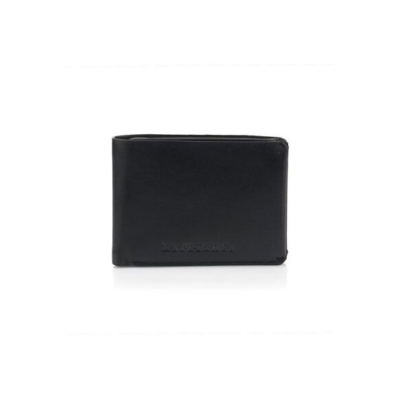 La Martina Black Cowhide Men's Wallet